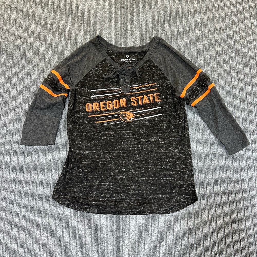 OSU‎ Beavers 1/2 Sleeve Shirt